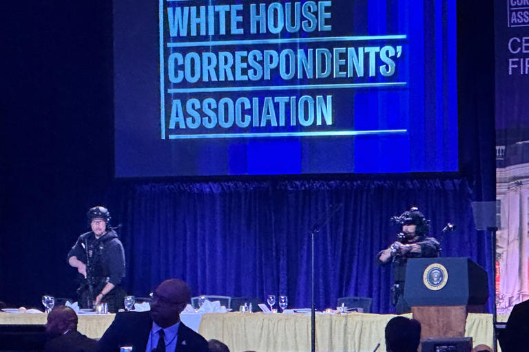Prosecutors release video of armed man storming correspondents’ dinner