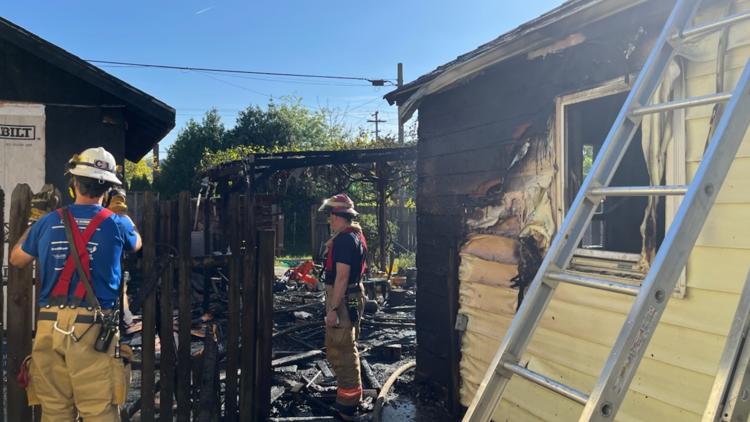 At least 1 household displaced after North Portland fire