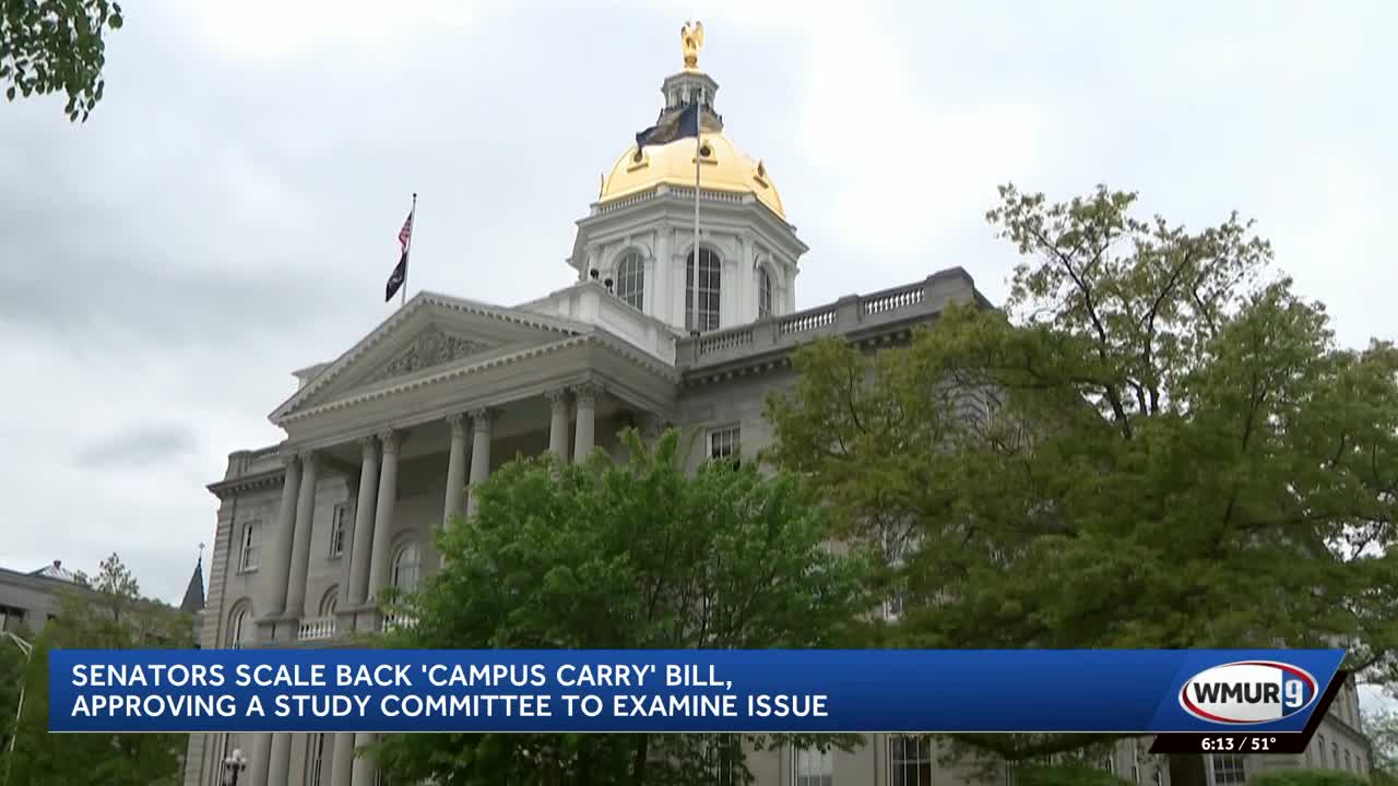 NH senators scale back campus-carry bill