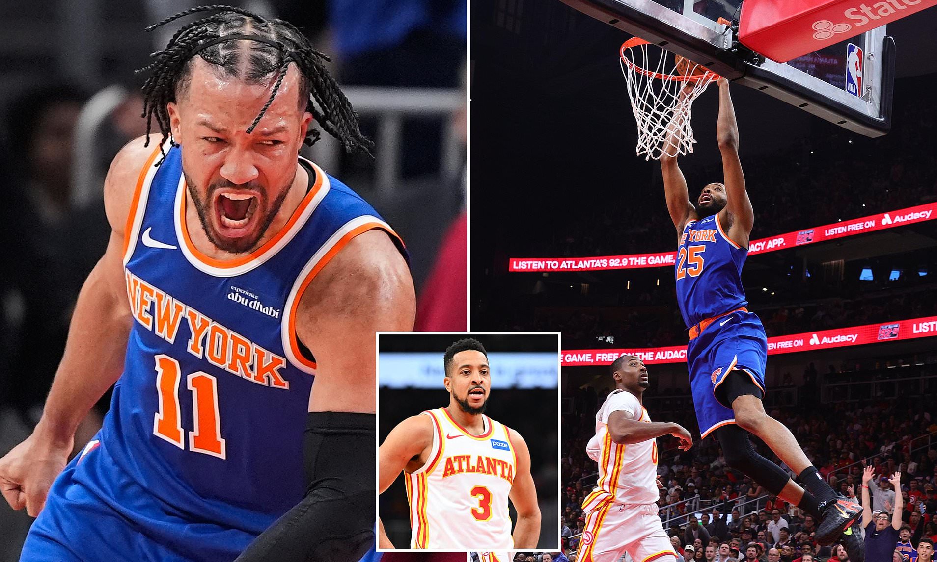 Knicks destroy Hawks in historic NBA playoff demolition after storming ...