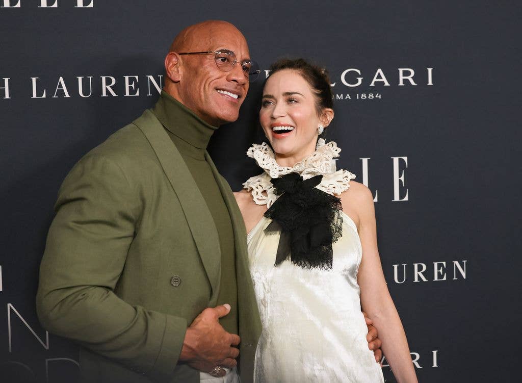 Dwayne Johnson suffers wardrobe malfunction during spotlight moment at ...