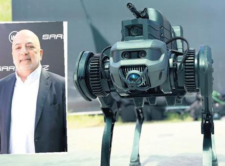 Yerli ilk silahlı robot 'SARBOT' görücüye çıktı