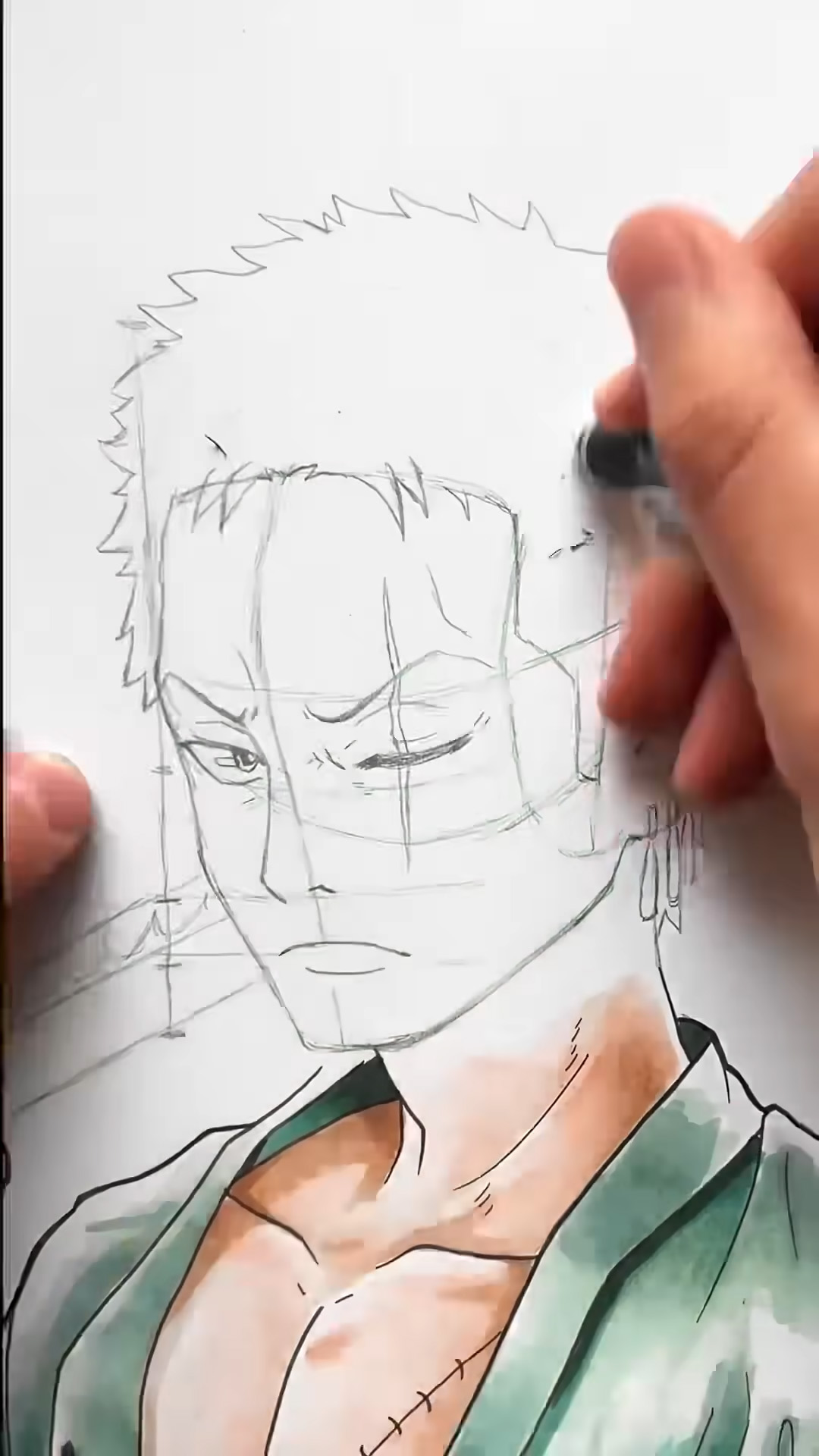 How to draw face proportions