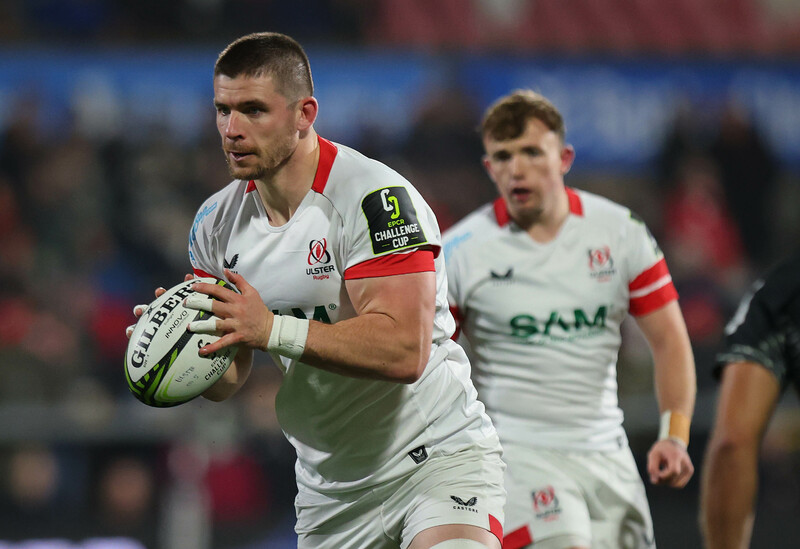 Ulster shake-up starting side ahead of Challenge Cup tie with Exeter