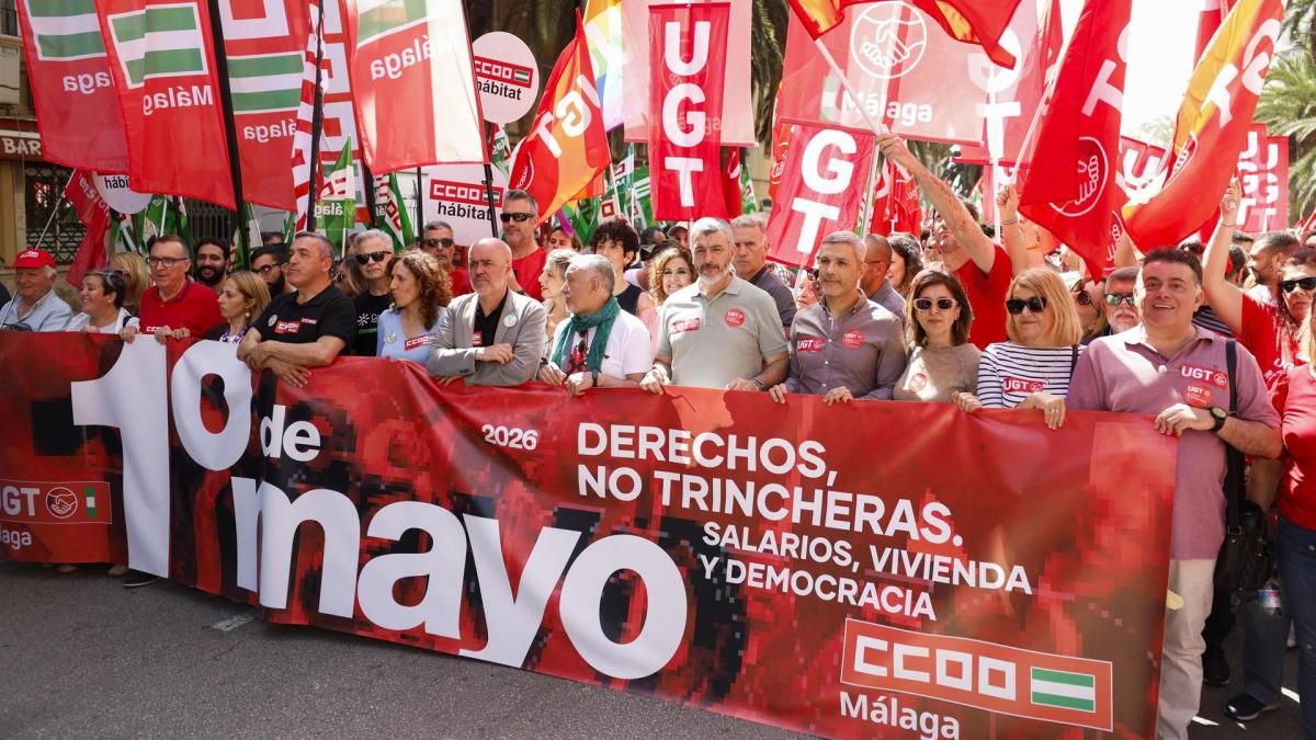 Los sindicatos convierten la manifestación por el Día del Trabajador en ...