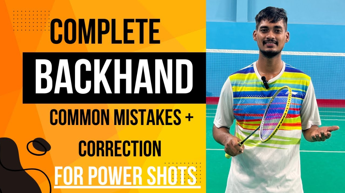How to hit powerful backhand shots in badminton