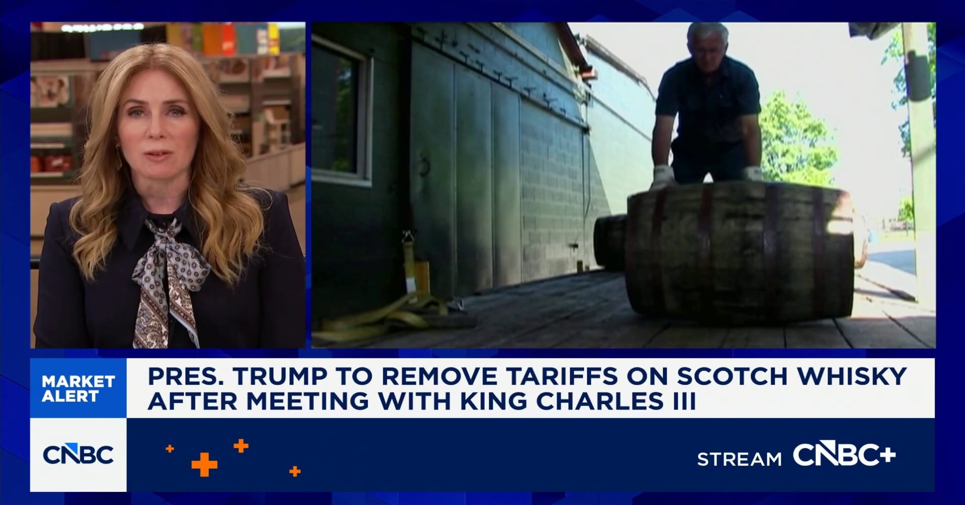 Pres. Trump scraps Scotch whisky tariffs in honor of King Charles