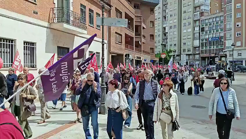 Los sindicatos salen a la calle en Burgos por el 1 de mayo