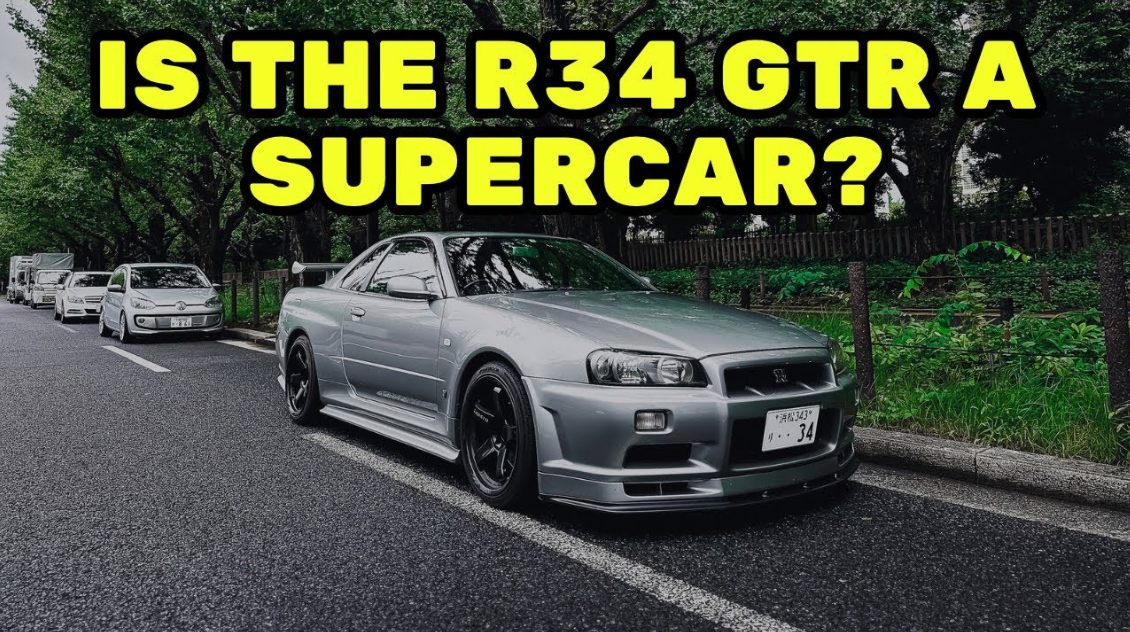 Supercar spotting in Japan with an iconic R34 GT-R