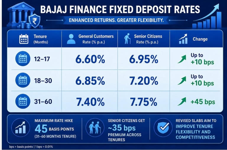 FD rates May 2026: Bajaj Finance raises rates; should you choose banks ...