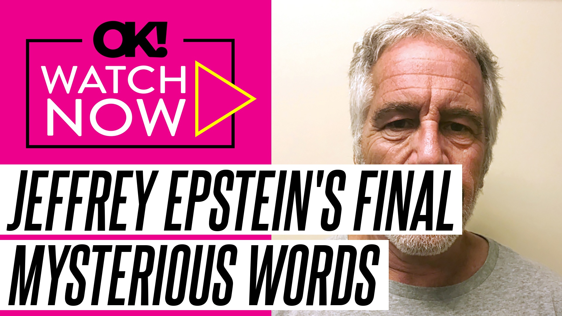 What Jeffrey Epstein's final words were before tragic suicide - and why ...
