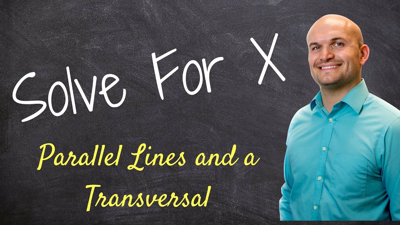 Finding the value of x using alternate interior angles - Online Tutor ...