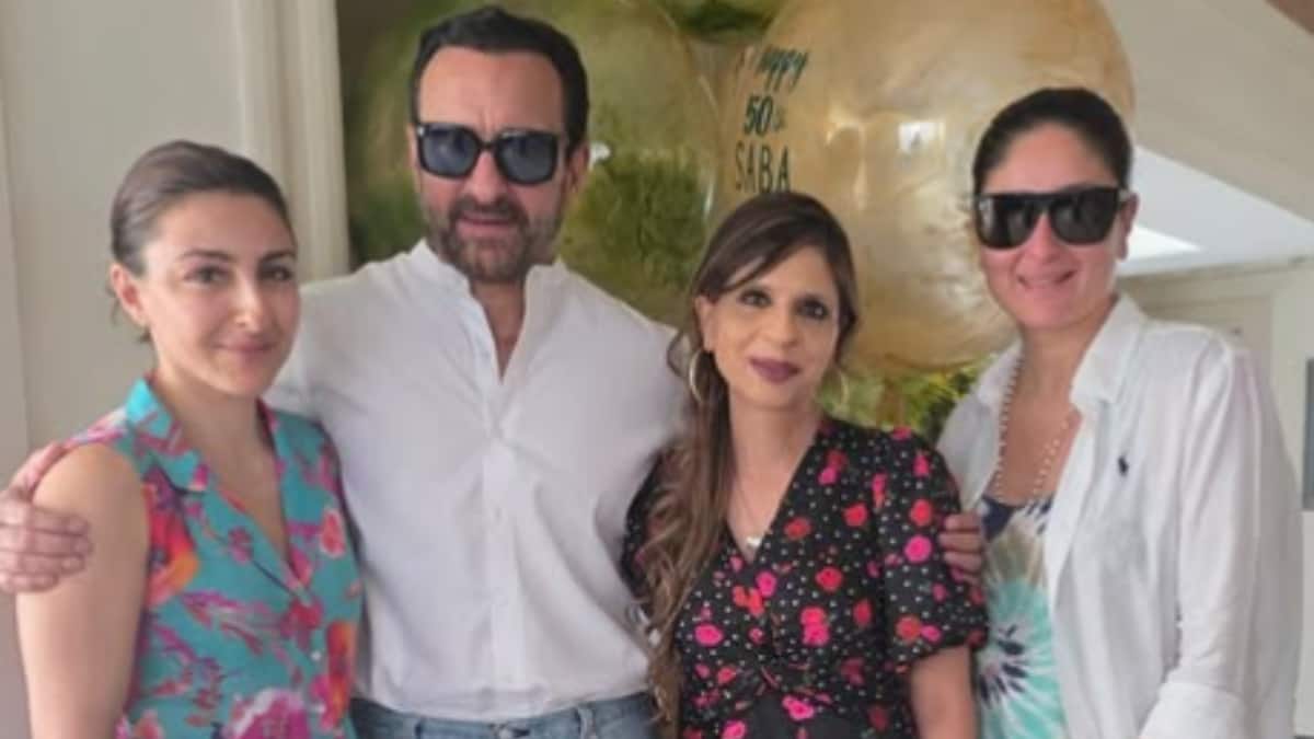 Saba Ali Khan turns 50, celebrates birthday with Saif, Kareena and family
