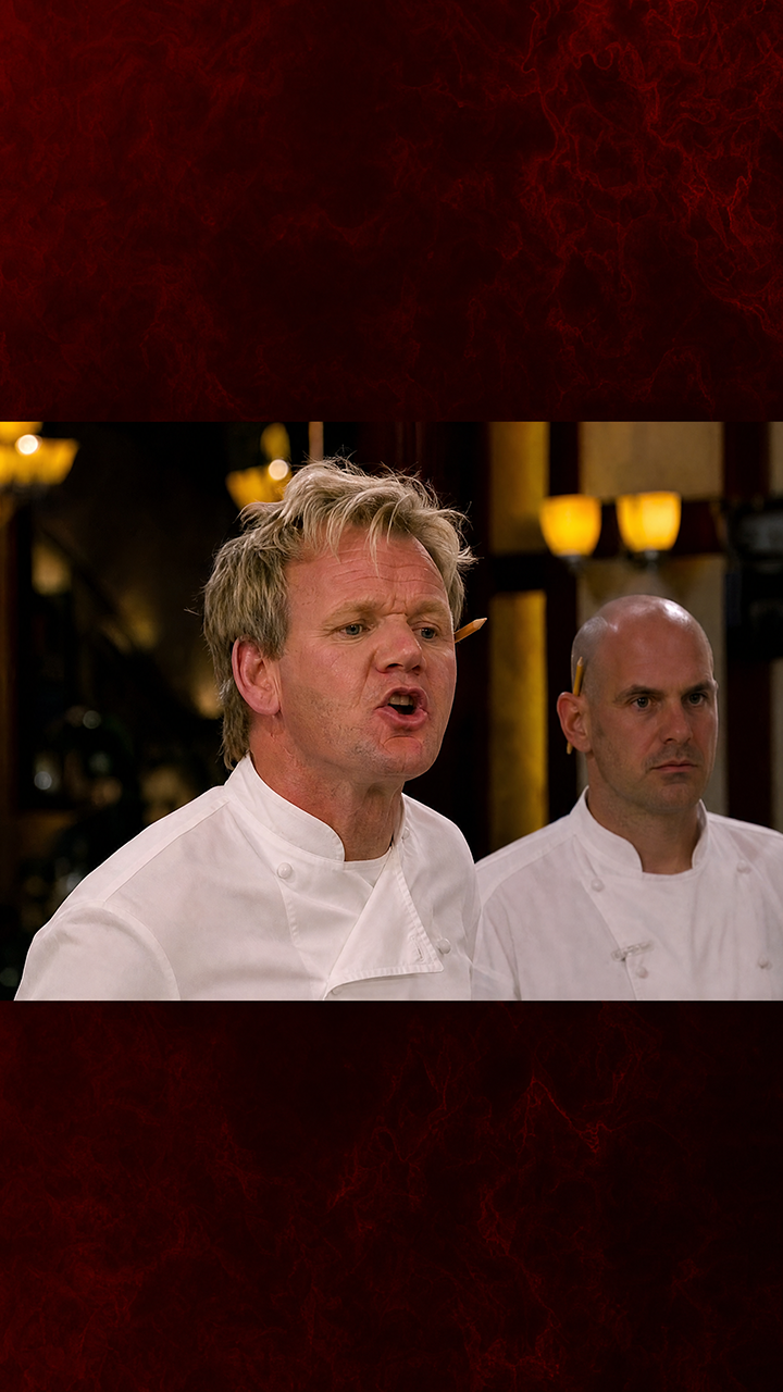 Chef Ramsay questions a chef’s cooking ability during service