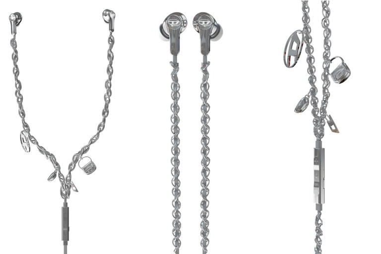 DIESEL Wired Earbuds チェーンデザイン 【公式通販】