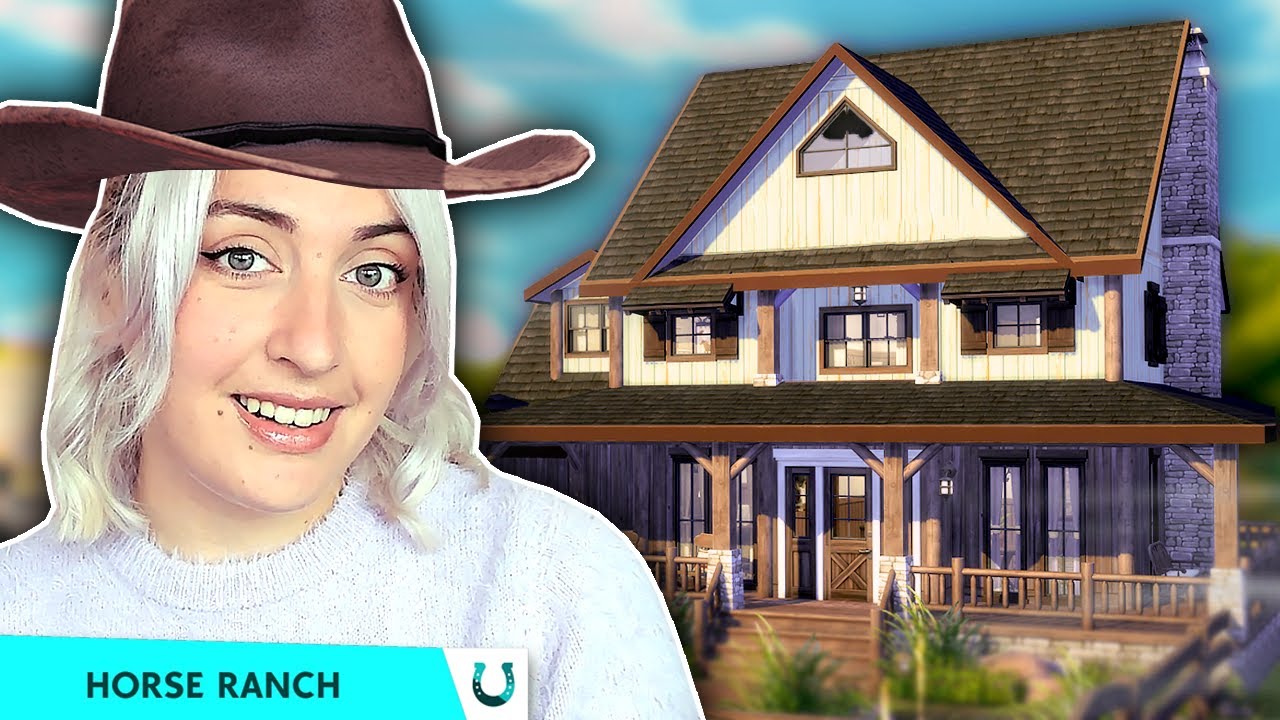 Building the most chaotic horse ranch in The Sims 4