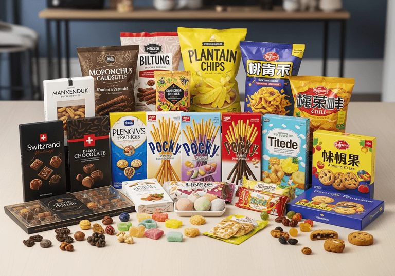 A delicious journey exploring global snack sensations