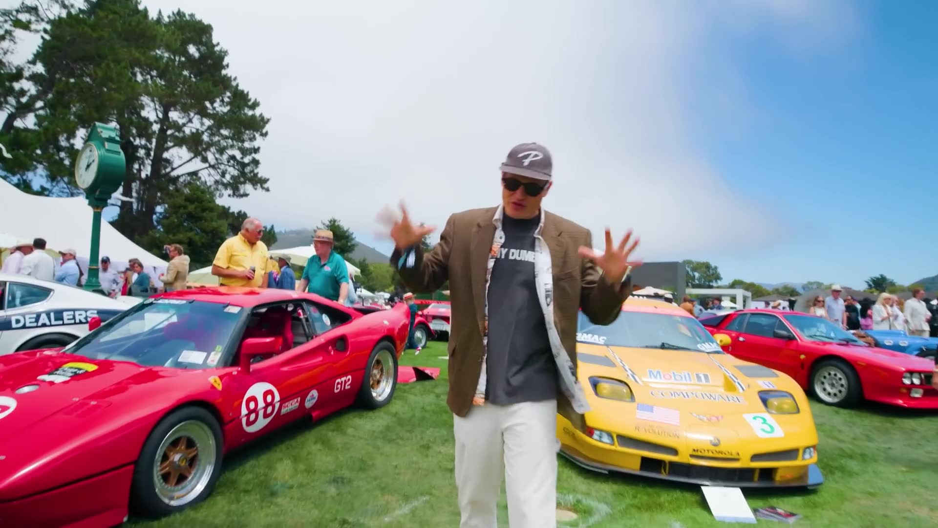 When the show's parking area contains more value than most entire events
