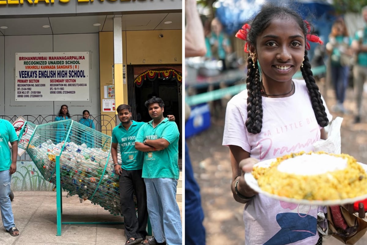20 plastic bottles = one hot meal: Meet the 27-year-old cleaning and ...