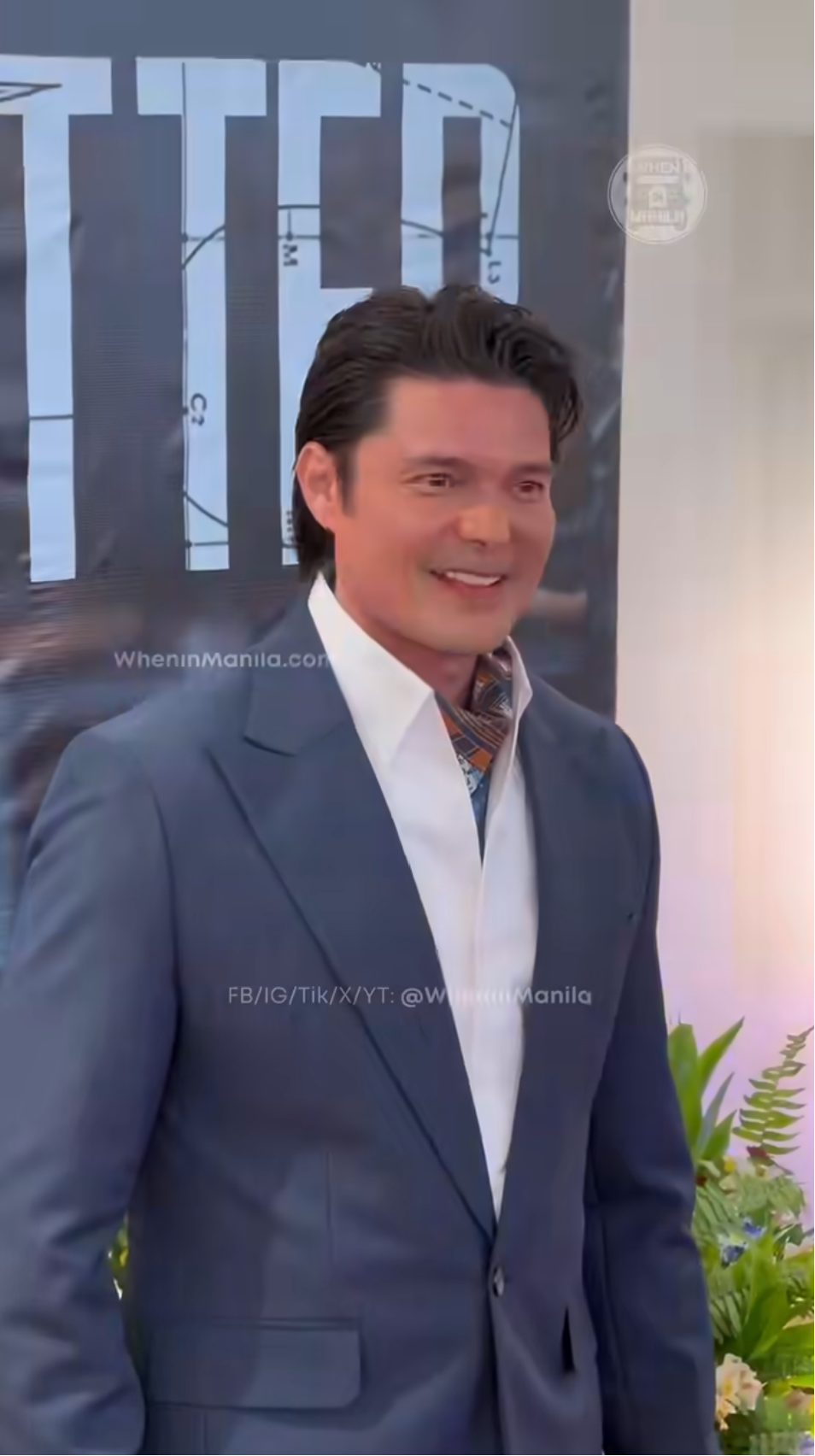 Dingdong Dantes at the Master Cutter world premiere