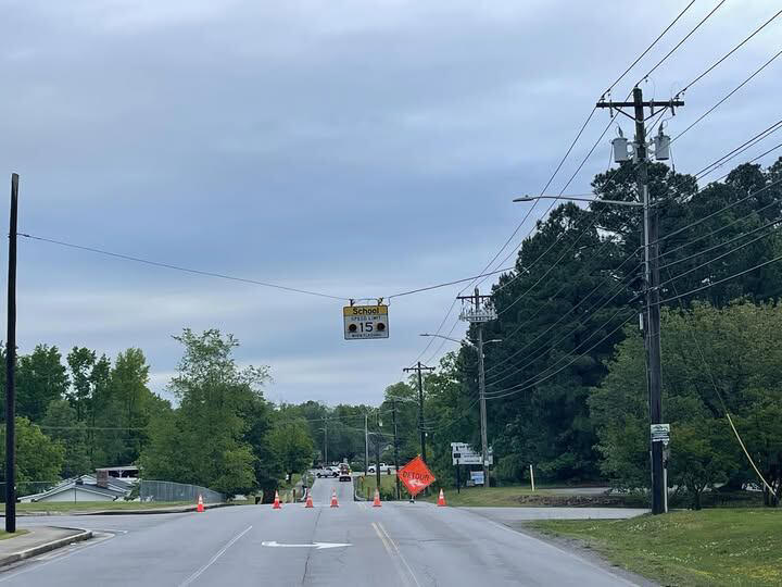 First Alert Traffic: Water line break closes road closed in front of ...
