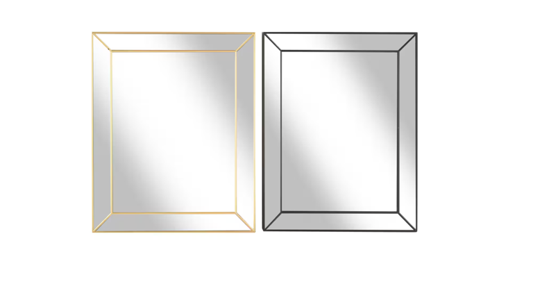 Dollar Tree just dropped the chicest beveled mirrors for $1.25