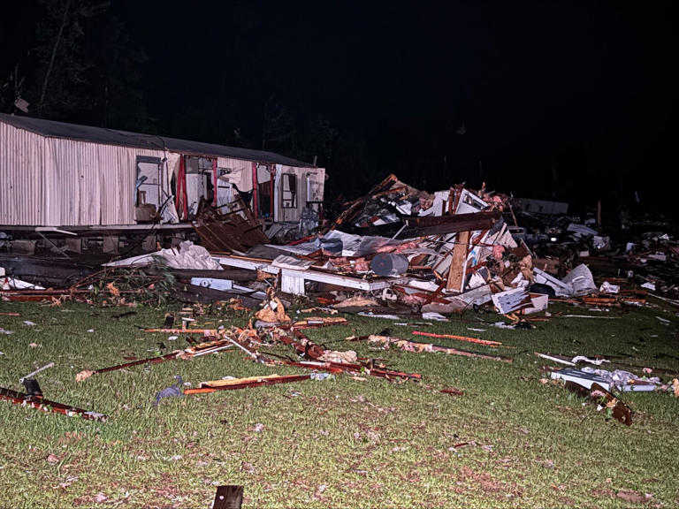 Multiple storms leave widespread damage across southern Mississippi