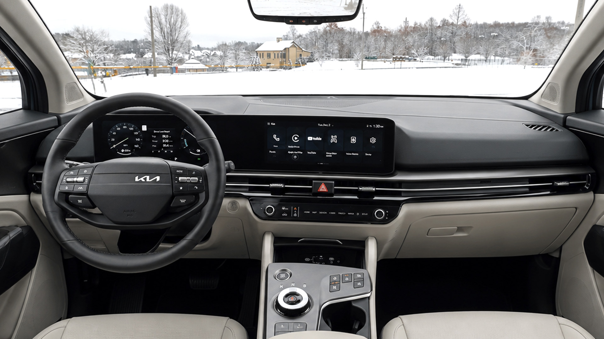 This Kia Sportage interior feels premium with a big screen