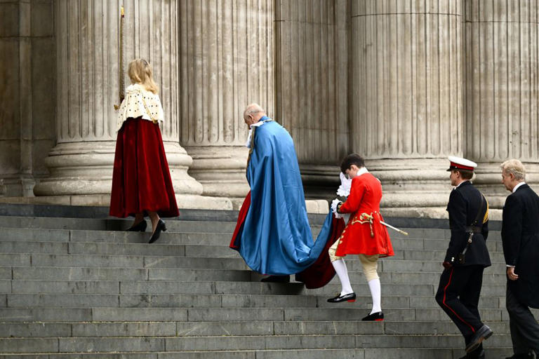King joins forces with Duke of Kent, 90, at St Paul's Cathedral