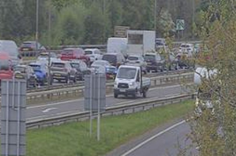 Edinburgh A720 city bypass closed at busy junction as police rush to ...
