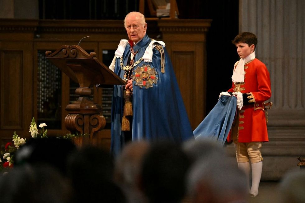 King joins forces with Duke of Kent, 90, at St Paul's Cathedral