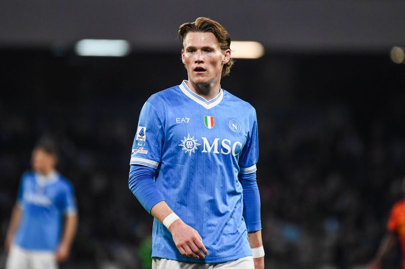 NAPLES, ITALY - MARCH 14: Scott McTominay of SSC Napoli during the Serie A match between SSC Napoli and US Lecce at Stadio Diego Armando Maradona on March 14, 2026 in Naples, Italy. (Photo by Ivan Romano/Getty Images)