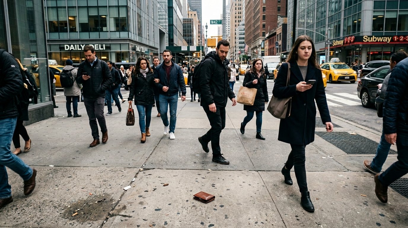 What happens when you leave a wallet in a busy city? Social experiment ...