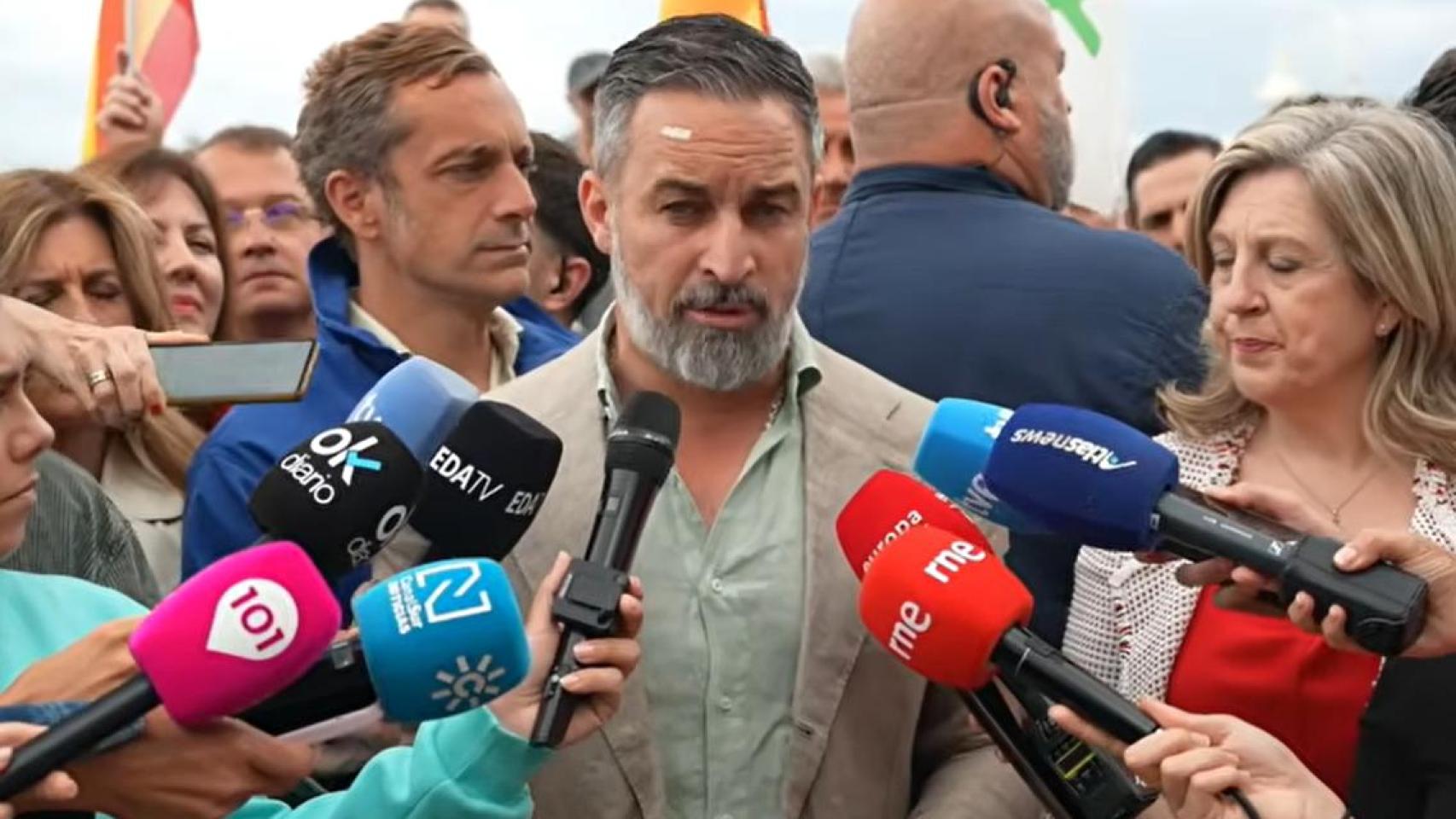 Santiago Abascal carga contra Moreno Bonilla: 