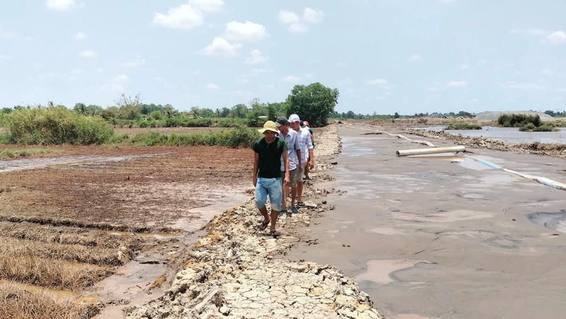 Cá chết do nhiễm mặn từ thi công sân bay, lãnh đạo Cà Mau yêu cầu bồi thường cho dân