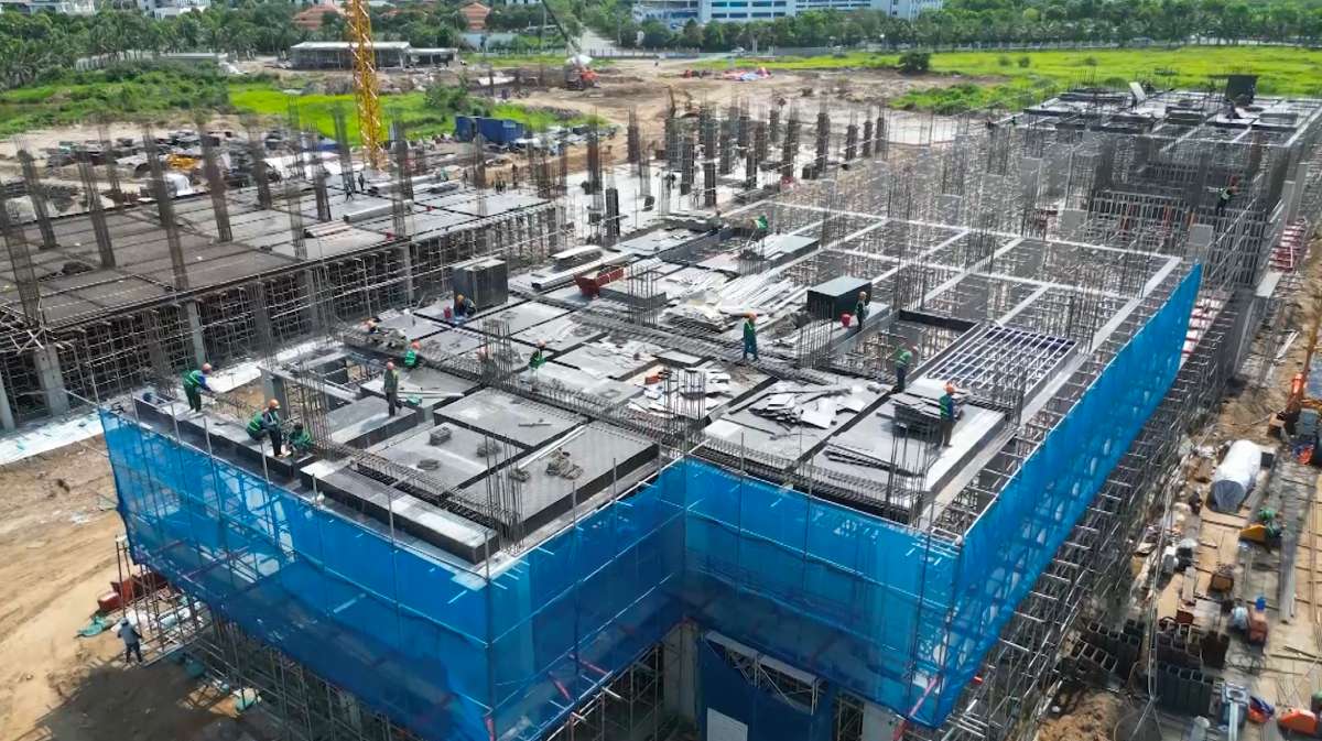 Tiến độ Bệnh viện Đa khoa quy mô 1.200 giường ở Hưng Yên