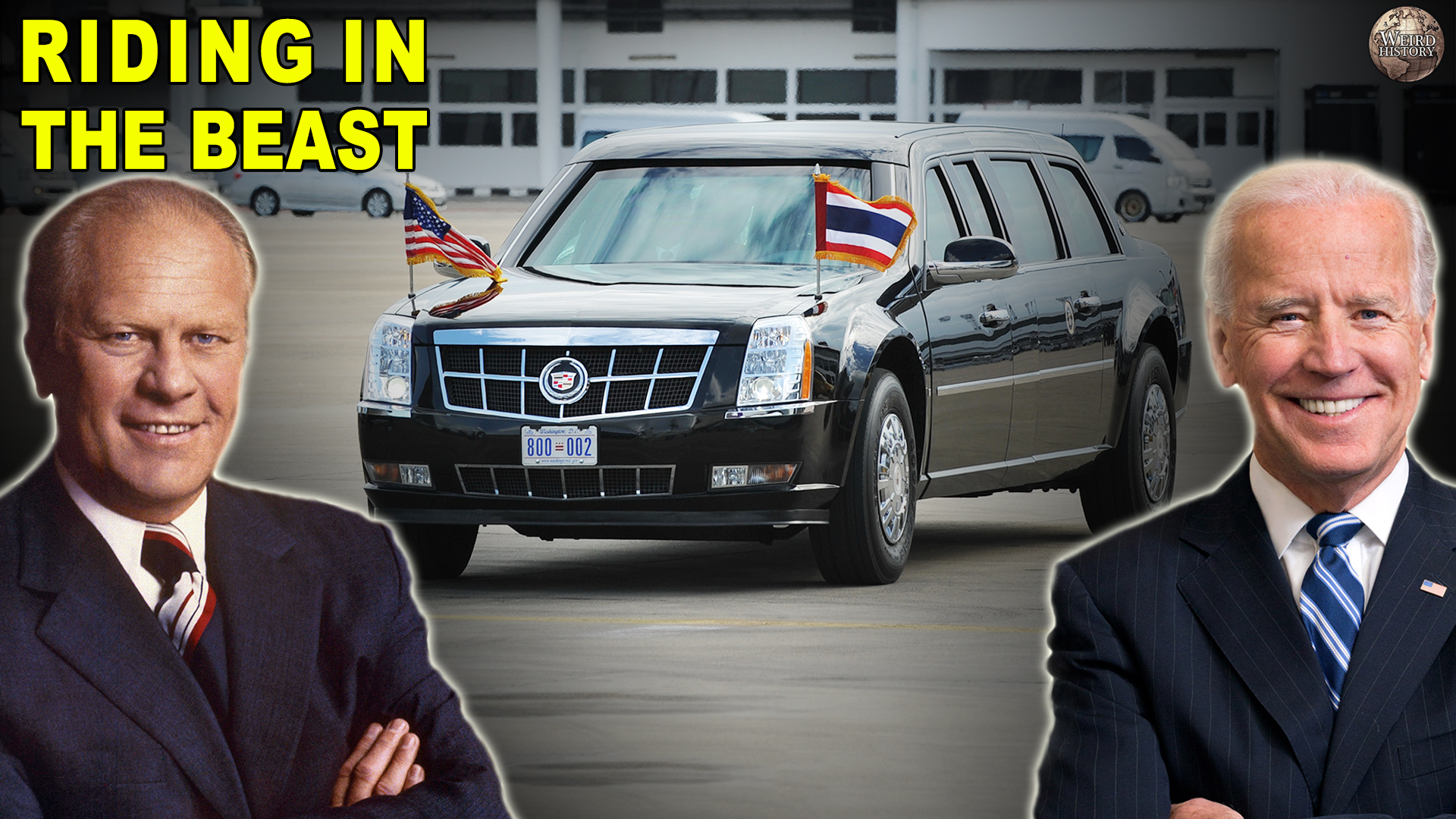 Experiencing a ride in the presidential limousine