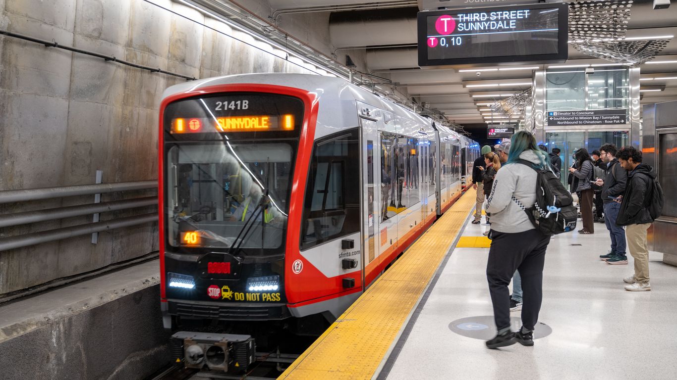 Muni rail ridership rebounds in San Francisco