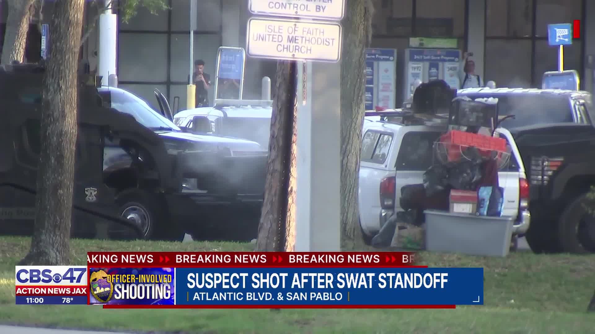 Man shot by Jacksonville police after hours-long SWAT standoff near San ...