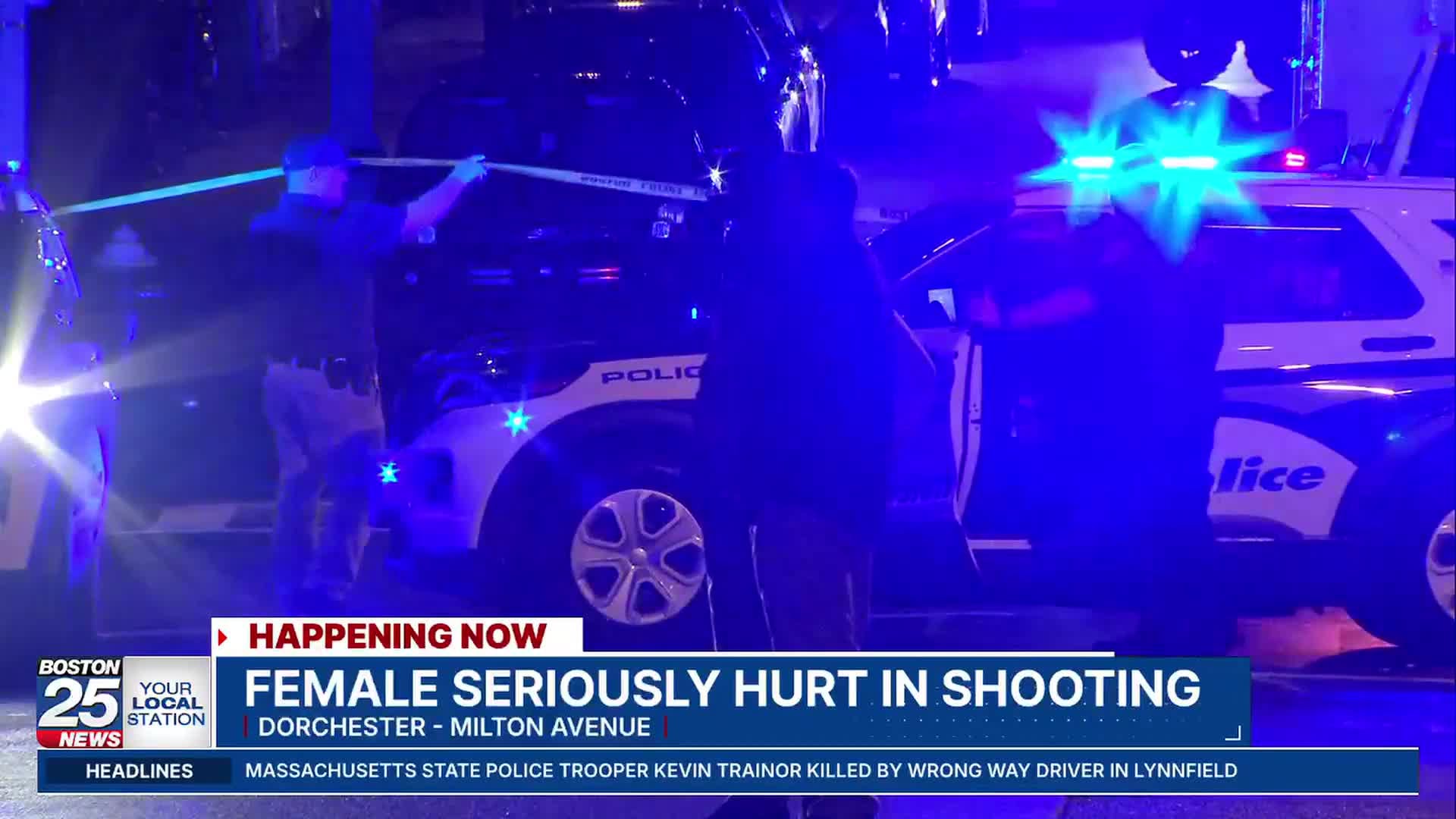 Homicide detectives investigating after young female shot in Boston