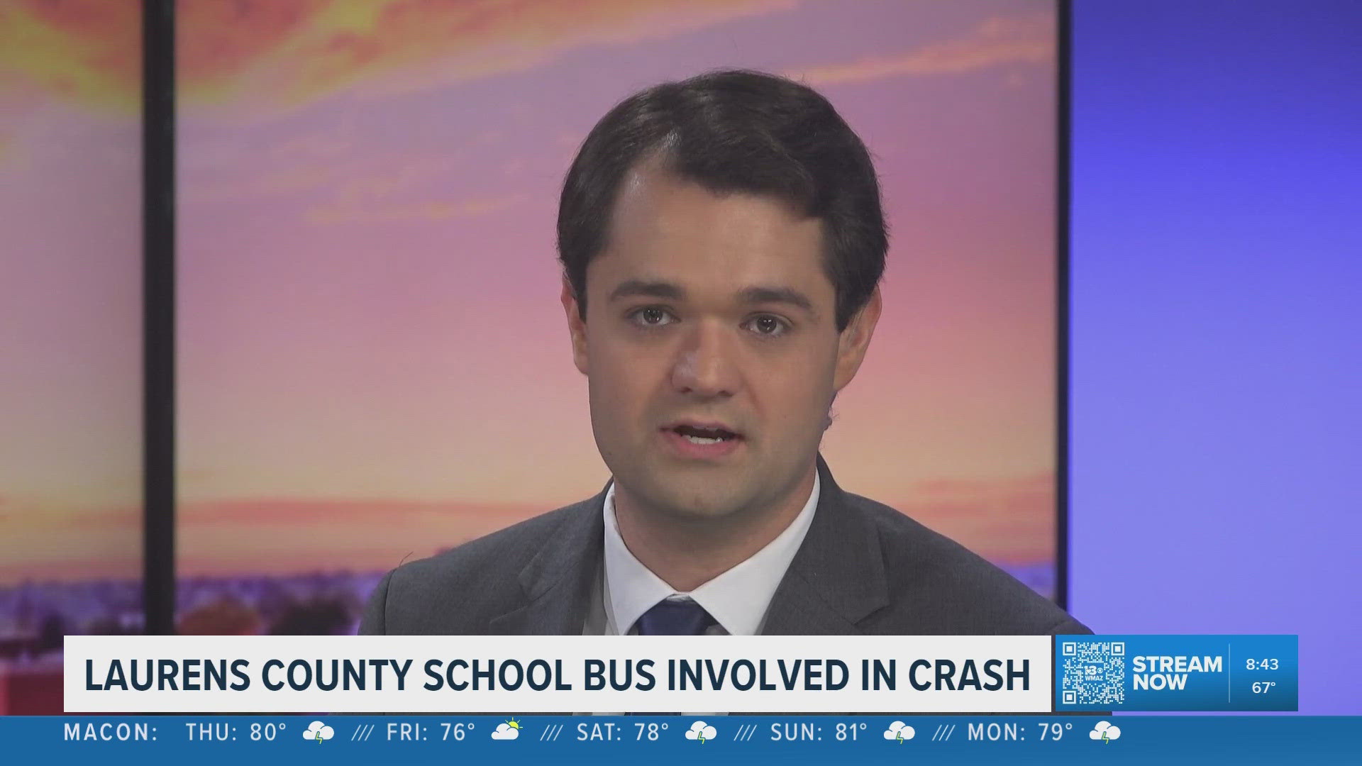 Just in: Laurens County school bus involved in crash, school says