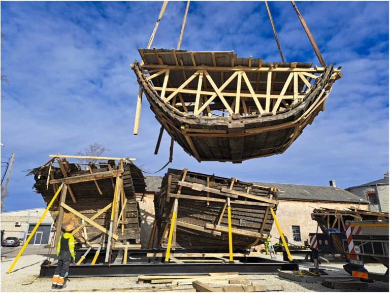 Construction workers digging for a new building unearthed a 24.5-meter ...
