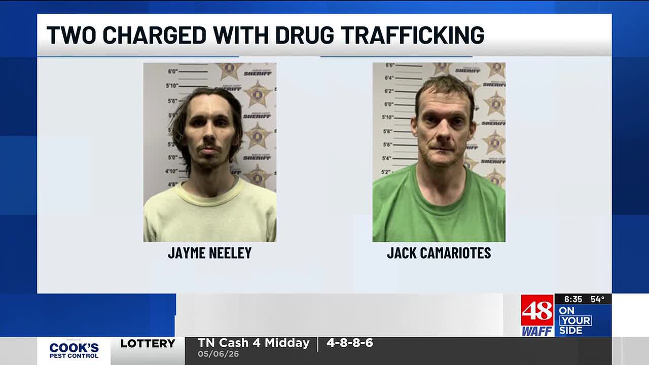Two men arrested after traffic stop leads to meth discovery