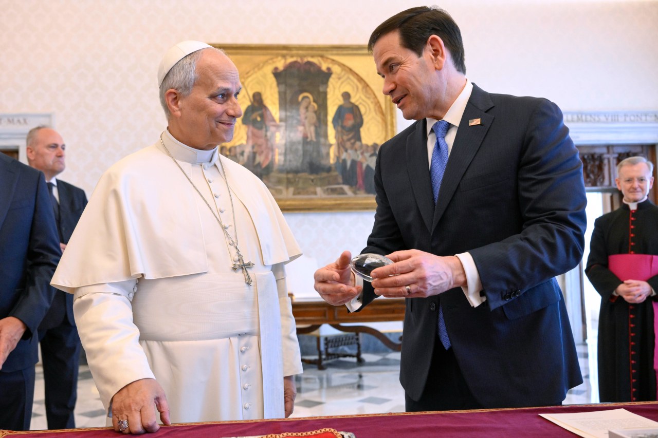 In Rome, Rubio tries to calm waters after Trump-Pope tensions