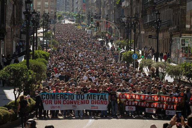 La patronal del metal sitúa en un 55% el seguimiento de la huelga y ...