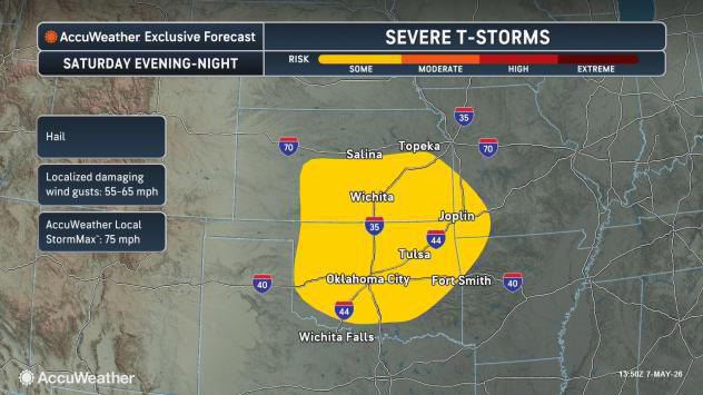 Severe storms to persist through Mother's Day weekend as peak season ...