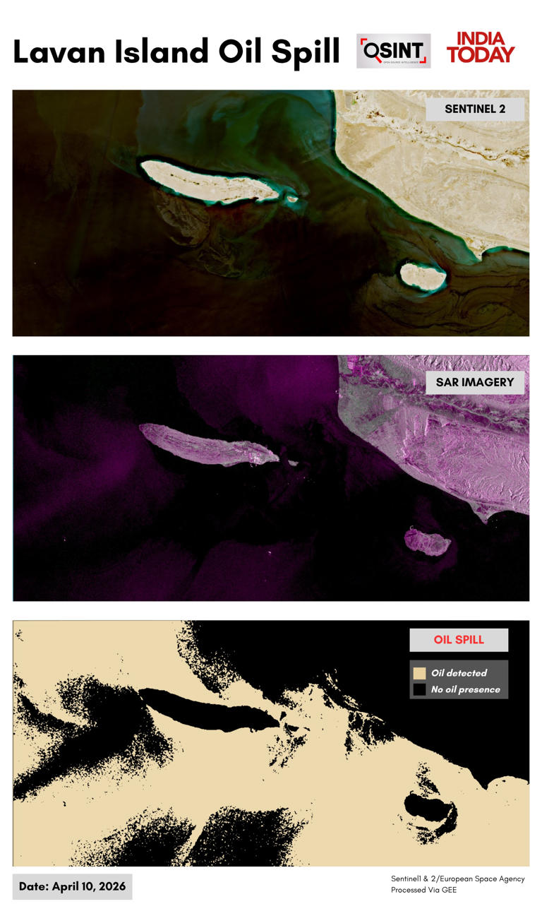 As Hormuz chokes global oil markets, satellite images reveal vast oil ...