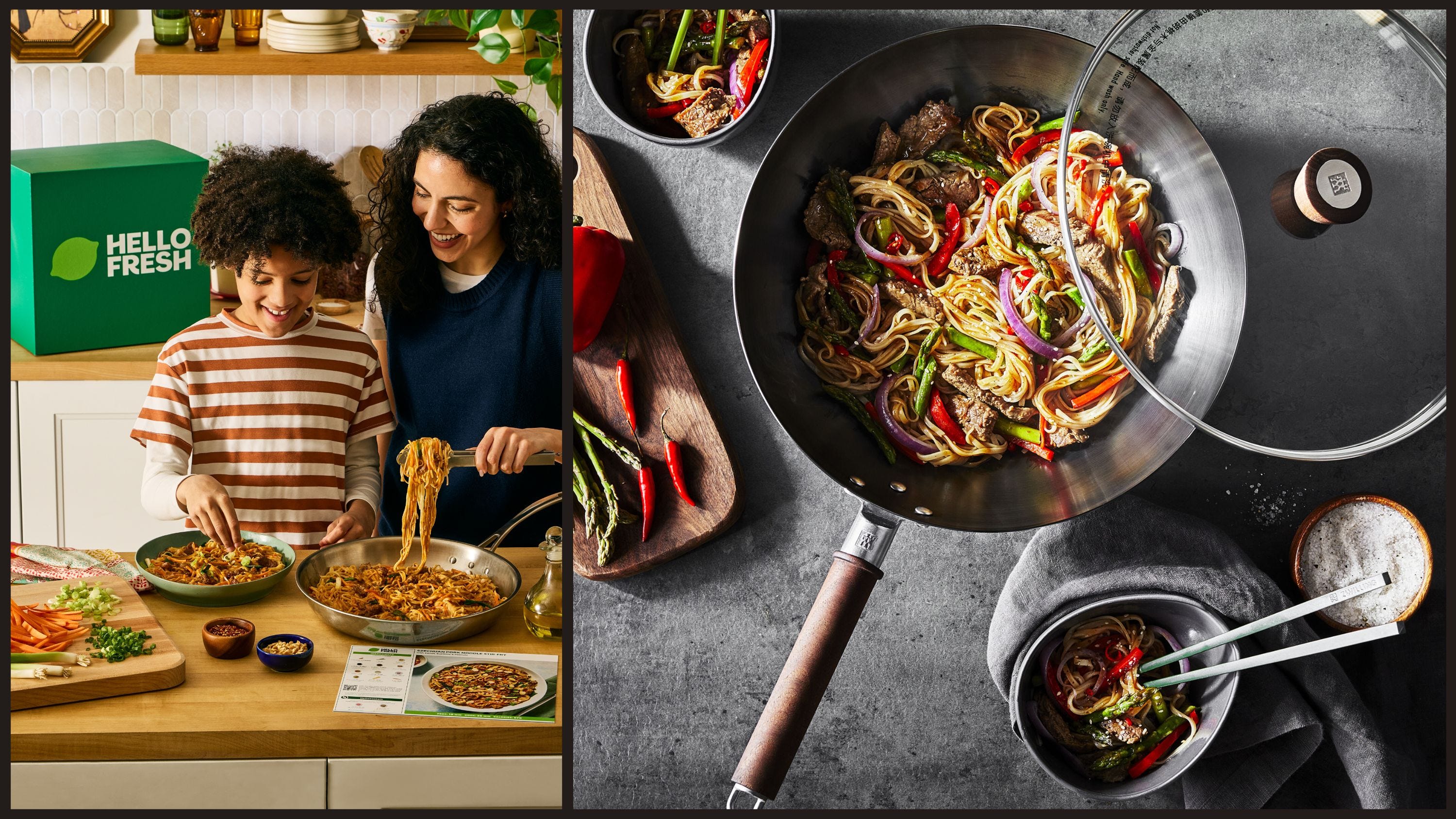 Sign up for HelloFresh meal kits + get a free Zwilling Dragon wok
