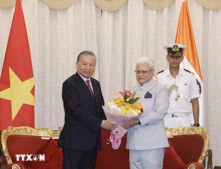 Tổng Bí thư, Chủ tịch nước Tô Lâm tiếp Thống đốc bang Maharashtra, tạm biệt Ấn Độ