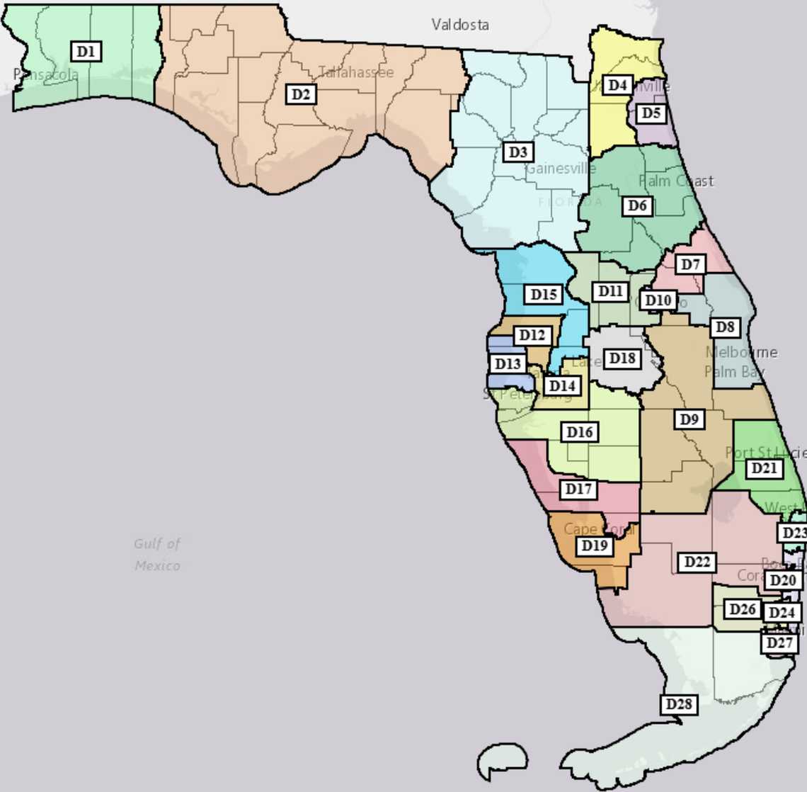 Map Shifts Parts Of Pines And Miramar To New District
